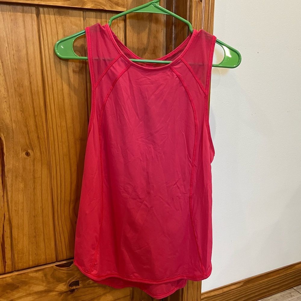 Lululemon Pink Sculpt Tank Sz 4